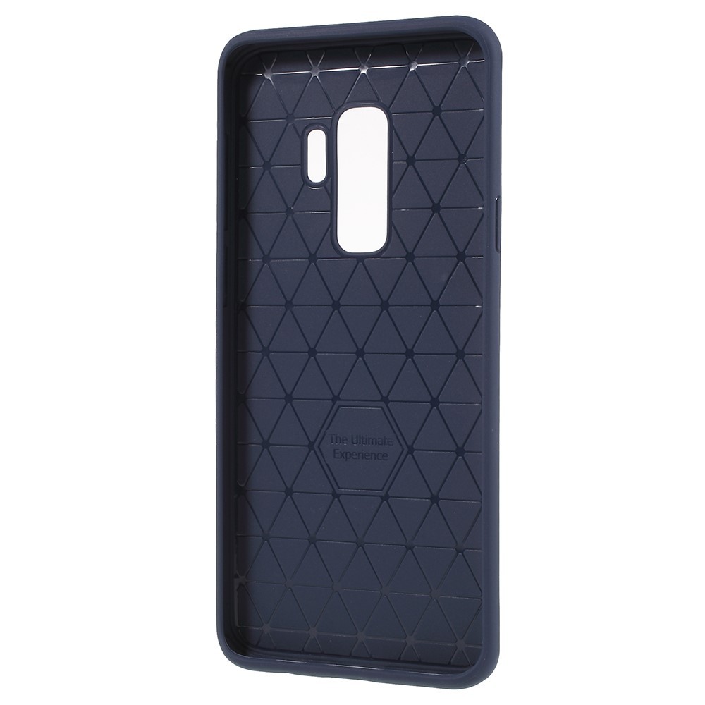 Husa de protectie pentru Samsung Galaxy S9 Plus Ipaky Elegant Grid Design TPU Hybrid Albastru - Image 3