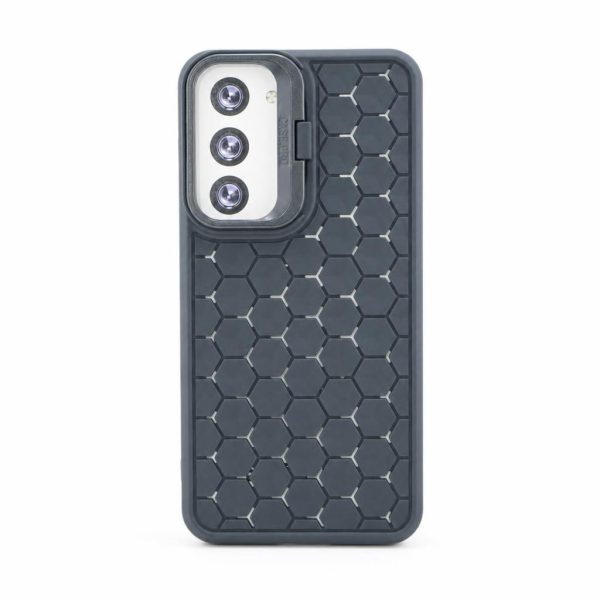 Husa de Protectie TPU, Flippy, pentru Samsung Galaxy S23, 3D Cube, cu Inel, Protectie Camera, Antisoc, Antizgariere, Antialunecare, Acoperire Completa, Albastru