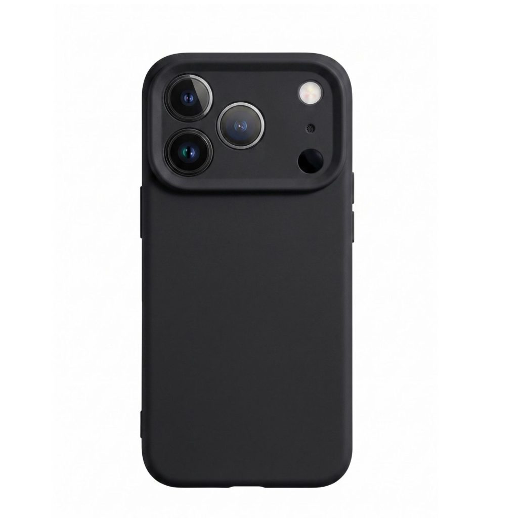 Husa de Protectie Telefon, Flippy, Compatibila cu iPhone 17 Pro, Silicon Premium Antisoc, Protectie Completa 360, Design Modern, Anti-Zgirieturi, Interior Microfibra, Negru