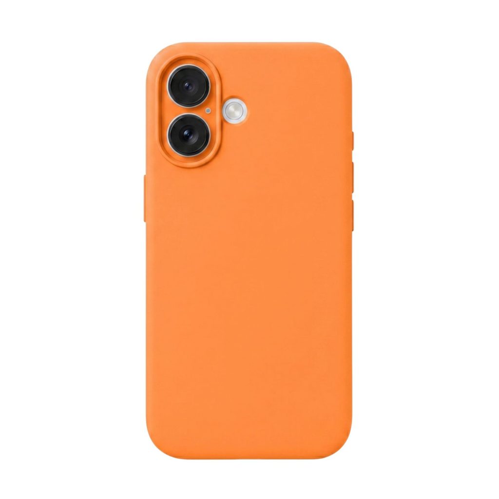 Husa de Protectie Telefon, Flippy, Compatibila cu iPhone 17, Silicon Premium Antisoc, Protectie Completa 360, Design Modern, Anti-Zgirieturi, Interior Microfibra, Portocaliu