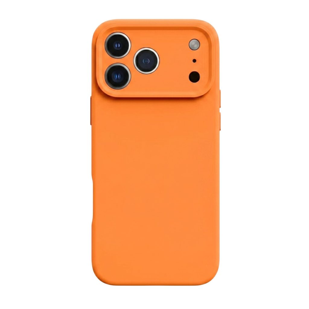 Husa de Protectie Telefon, Flippy, Compatibila cu iPhone 17 Pro Max, Silicon Premium Antisoc, Protectie Completa 360, Design Modern, Anti-Zgirieturi, Interior Microfibra, Portocaliu