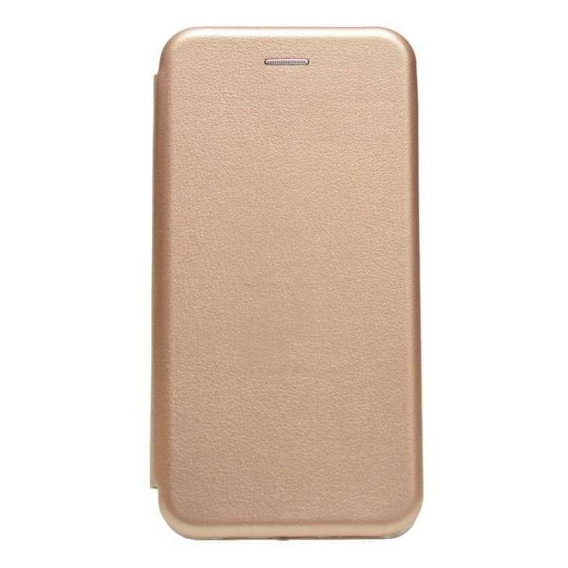 Husa de protectie Flippy compatibila cu Huawei P Smart 2020 Magnet Book Case Auriu - Image 3