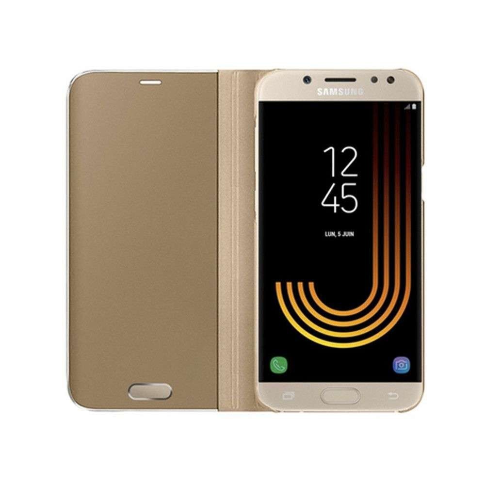 Husa Huawei Y6 2019 Flip Cover Oglinda Auriu - Image 2