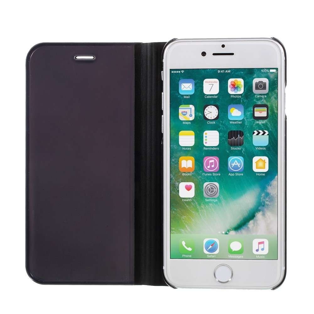 Husa Huawei Y6P 2020 Flip Cover Oglinda Negru - Image 2