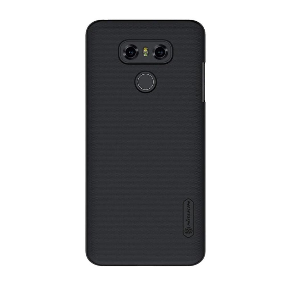 Husa LG G4 Stylus Nillkin Frosted Shield Negru + Folie de protectie