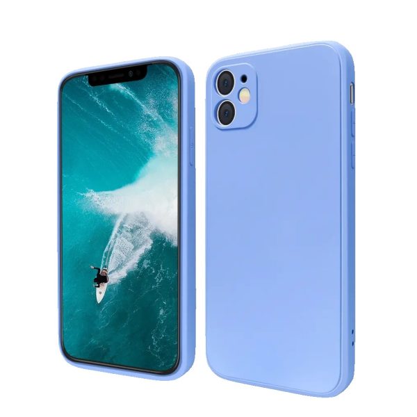 Husa pentru Apple iPhone 14 Pro Max Flippy, Liquid Silicone, cu Microfibra pe interior, Protectie Antisoc, Lilac Purple( Mov)
