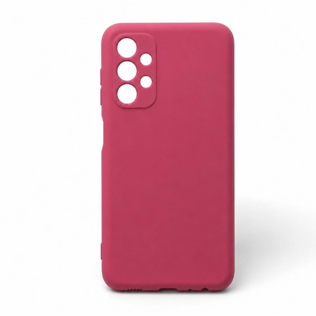Husa pentru Samsung Galaxy A13 5G, Flippy, Liquid Silicone, cu Microfibra pe interior, Protectie Antisoc, Roz