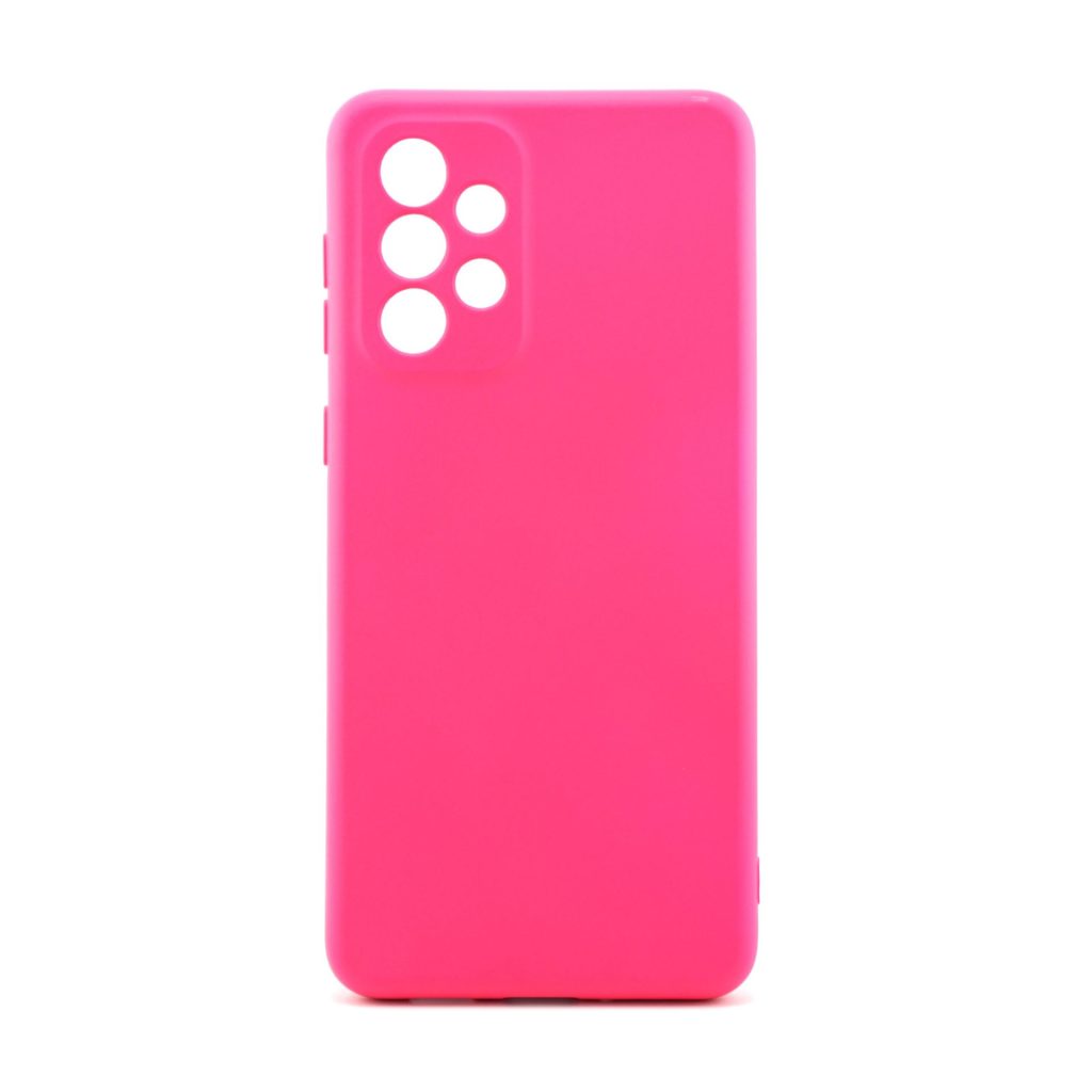 Husa pentru Samsung Galaxy A33 5G, Flippy, Liquid Silicone, cu Microfibra pe interior, Protectie Antisoc, Roz