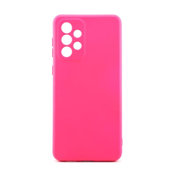 Husa pentru Samsung Galaxy A33 5G, Flippy, Liquid Silicone, cu Microfibra pe interior, Protectie Antisoc, Roz