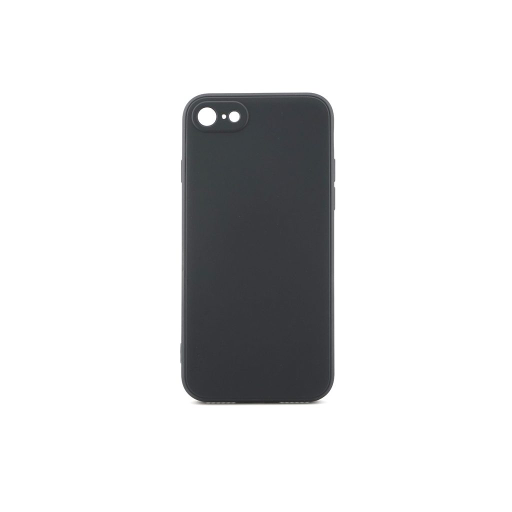 Husa protectie compatibila cu Apple iPhone 7/8/SE 2020 Liquid Silicone Case Negru