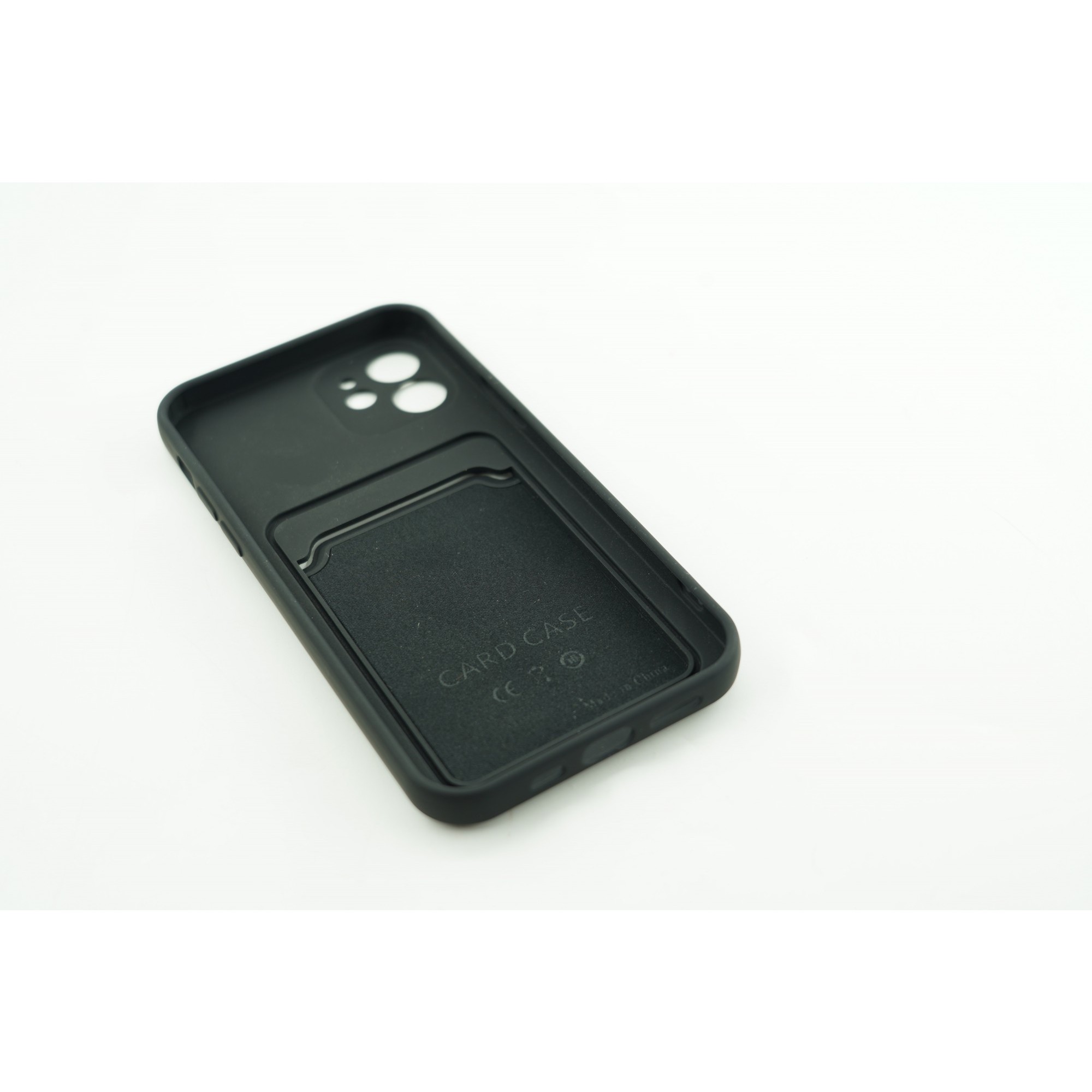 Husa protectie cu suport card compatibila cu Samsung A12 Negru - Image 6
