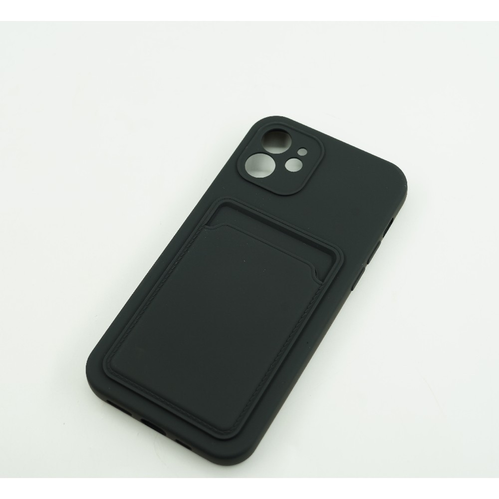 Husa protectie cu suport card compatibila cu Samsung A12 Negru - Image 14