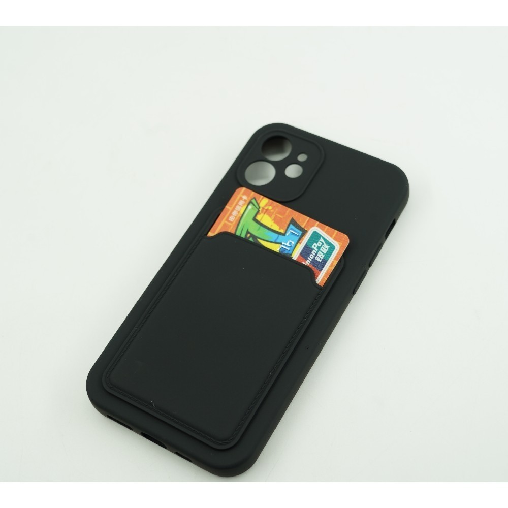 Husa protectie cu suport card compatibila cu Samsung A72 Negru - Image 16