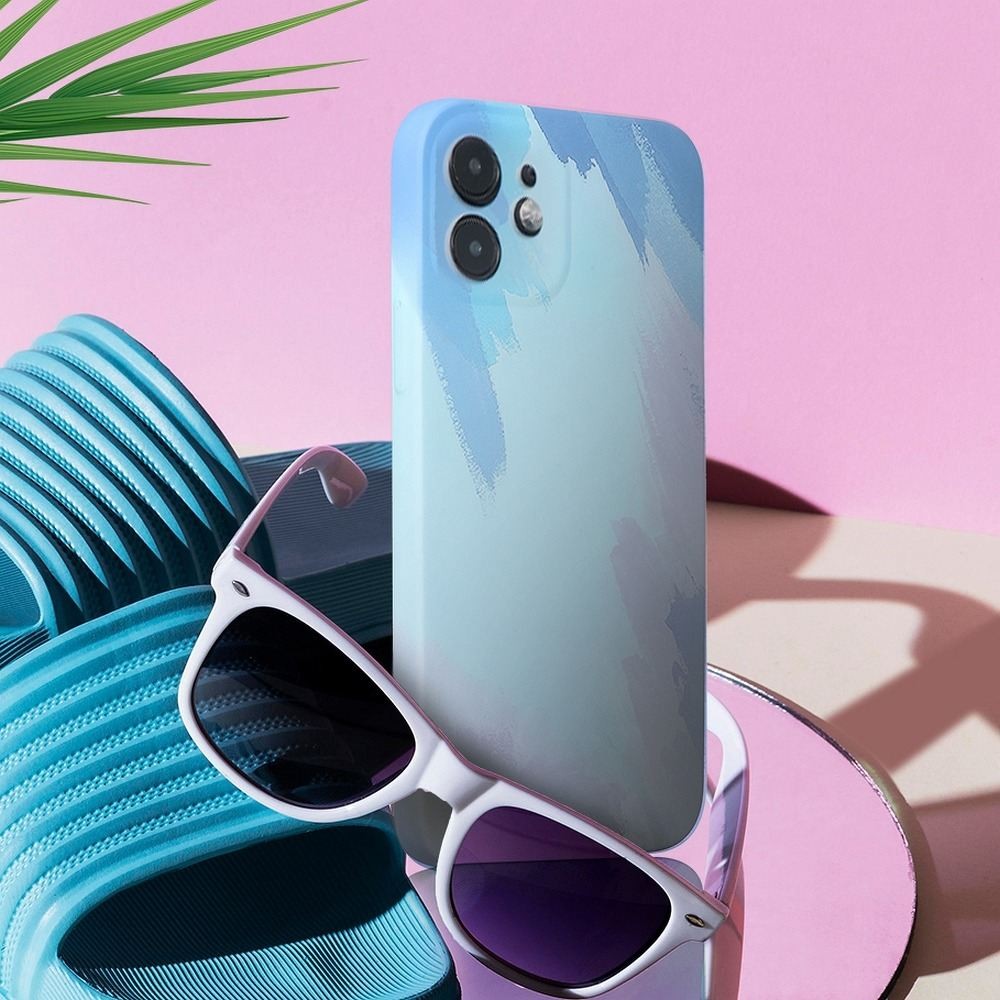 Husa protectie Flippy compatibila cu Apple iPhone 11 Pro Tpu Ombre, Mov/Albastru - Image 5