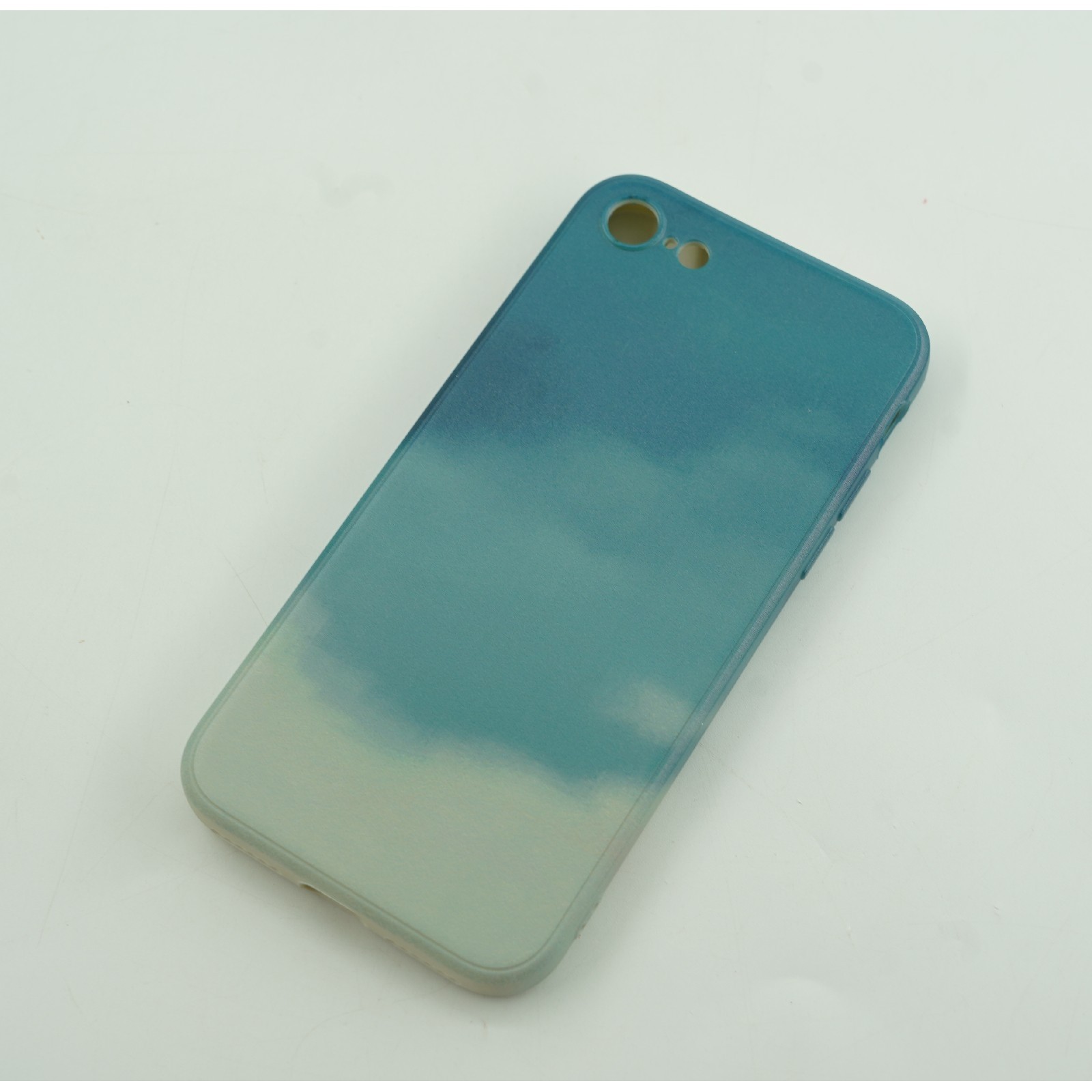 Husa protectie Flippy compatibila cu Apple iPhone 11 Tpu Ombre, Verde/Alb - Image 6