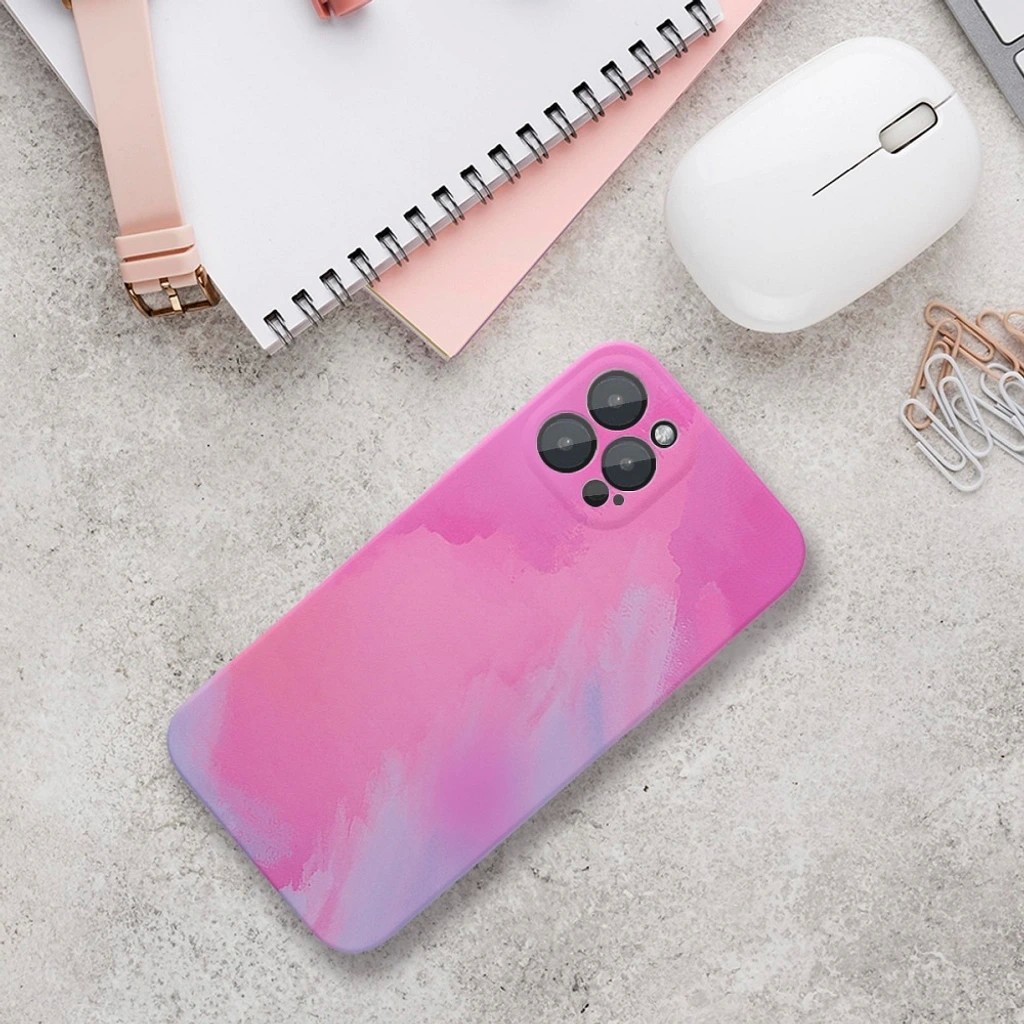 Husa protectie Flippy compatibila cu Apple iPhone 12 Mini Tpu Ombre, Roz/Mov - Image 4