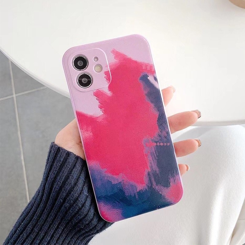 Husa protectie Flippy compatibila cu Apple iPhone 12 Pro Tpu Ombre, Roz/Mov/Negru - Image 2