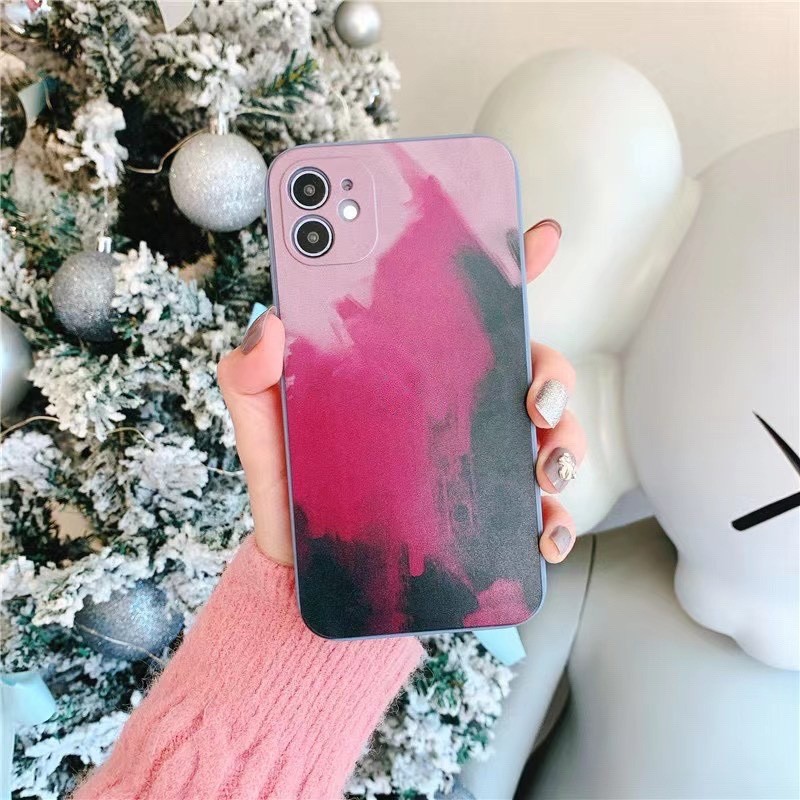 Husa protectie Flippy compatibila cu Apple iPhone 12 Pro Tpu Ombre, Roz/Mov/Negru - Image 3