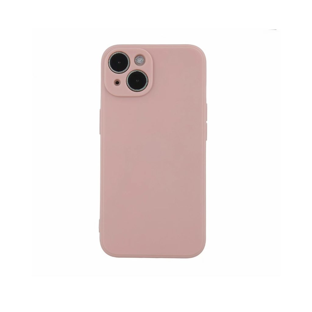 Husa protectie Flippy compatibila cu Apple iPhone 13  Liquid Silicone Roz