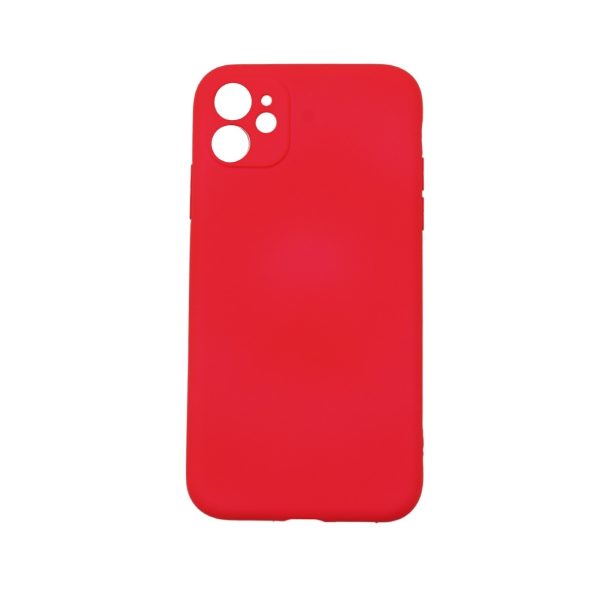 Husa protectie Flippy compatibila cu Apple iPhone 13 Mini Liquid Silicone Roz Fuchsia/Roz