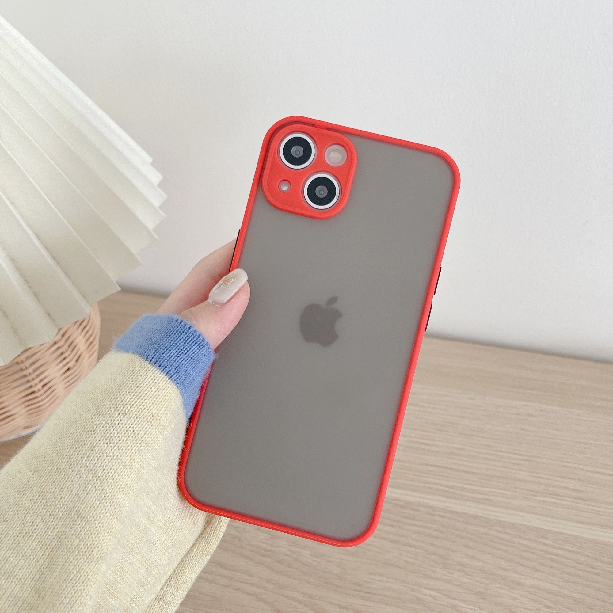 Husa protectie Flippy compatibila cu Apple iPhone 13 Phantom Tpu Rosu - Image 3
