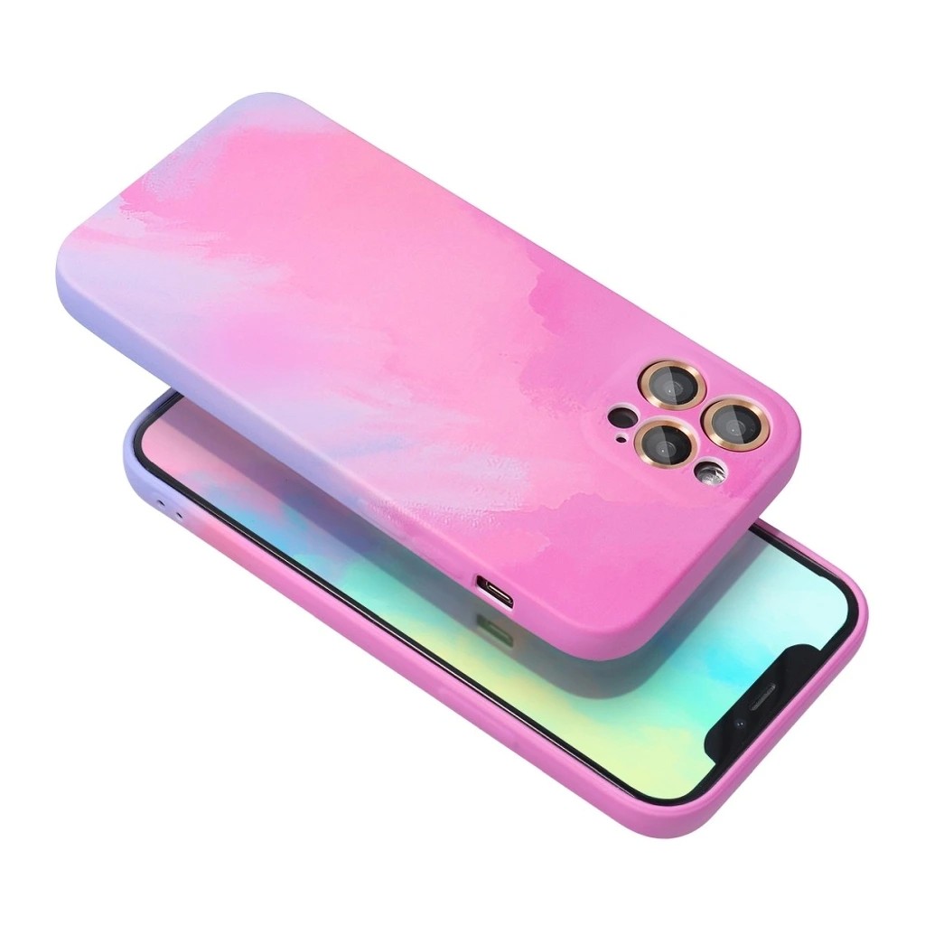 Husa protectie Flippy compatibila cu Apple iPhone XR Tpu Ombre, Roz/Mov - Image 4