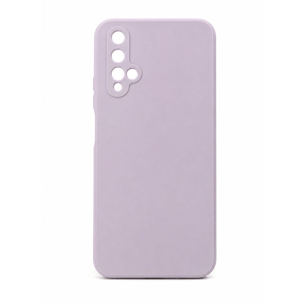 Husa de Protectie, Flippy, Compatibila cu Huawei Nova 5T, Liquid Silicone Case, Finisaj Mat, Flexibila, Antisoc si Antizgariere, Mov
