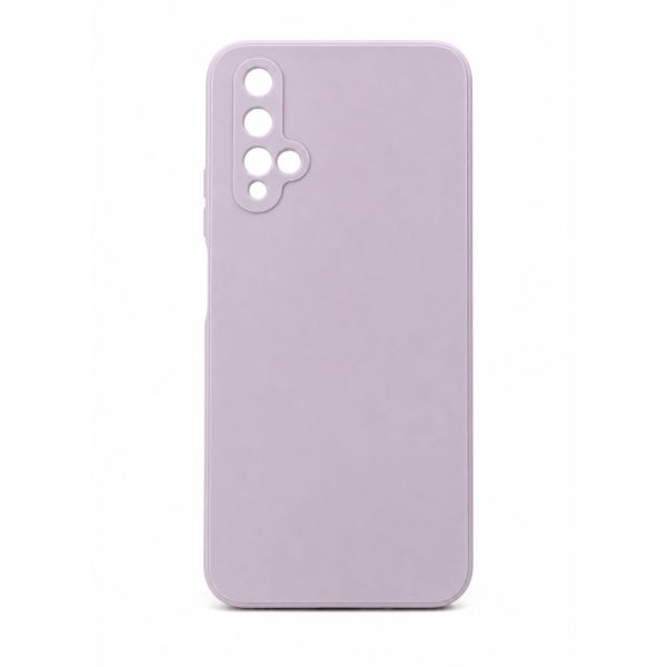 Husa de Protectie, Flippy, Compatibila cu Huawei Nova 5T, Liquid Silicone Case, Finisaj Mat, Flexibila, Antisoc si Antizgariere, Mov
