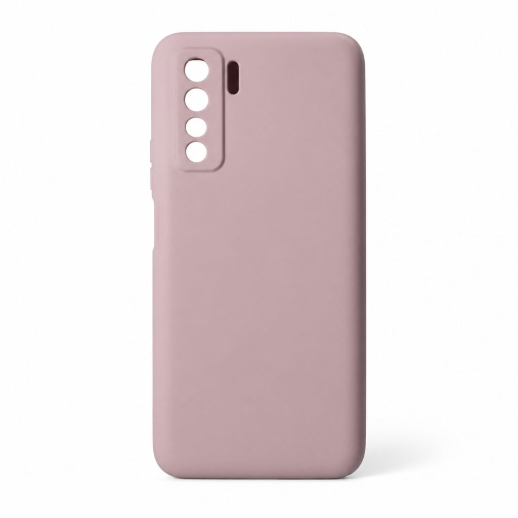 Husa de Protectie, Flippy, Compatibila cu Huawei P40 Lite 5G, Liquid Silicone, Finisaj Mat, Protectie Antisoc si Antizgariere, Roz
