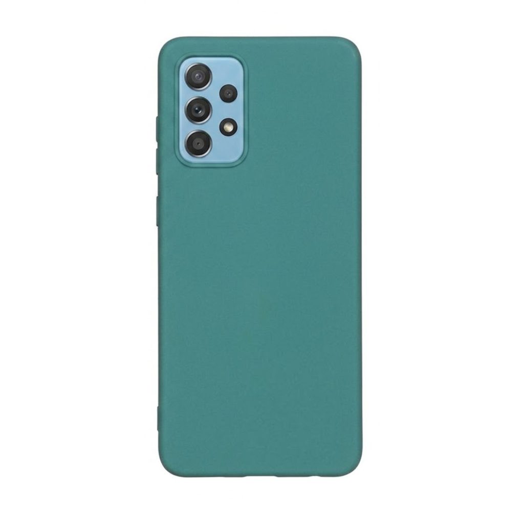 Husa protectie Flippy compatibila cu Samsung Galaxy A72 Liquid Silicone Case Verde