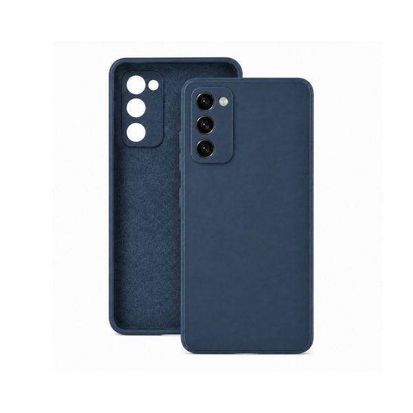 Husa protectie Flippy compatibila cu Samsung S20 FE Matte Tpu Albastru Inchis Mat