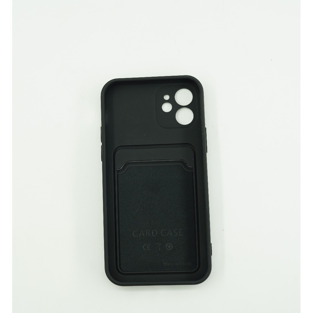 Husa protectie Flippy cu suport card compatibila cu Apple iPhone XR Negru - Image 9