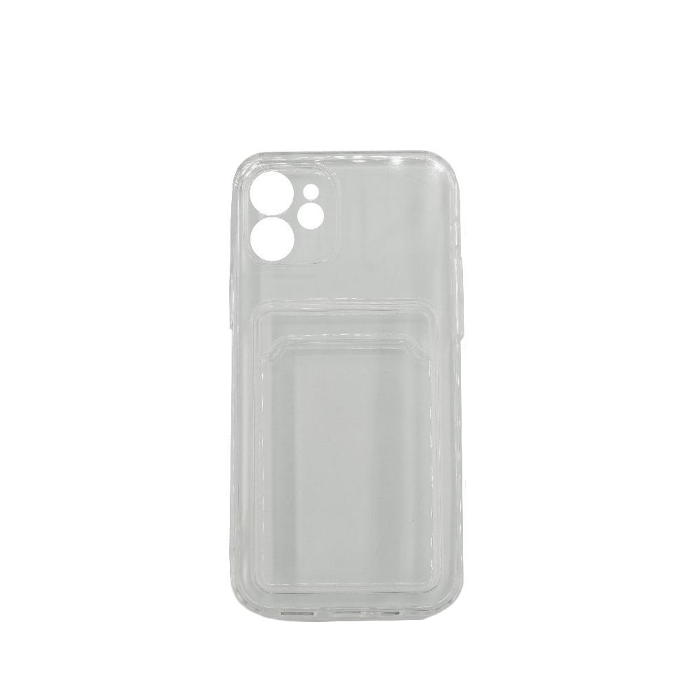 Husa protectie Flippy cu suport card compatibila cu Samsung Galaxy A02S Transparent - Image 5