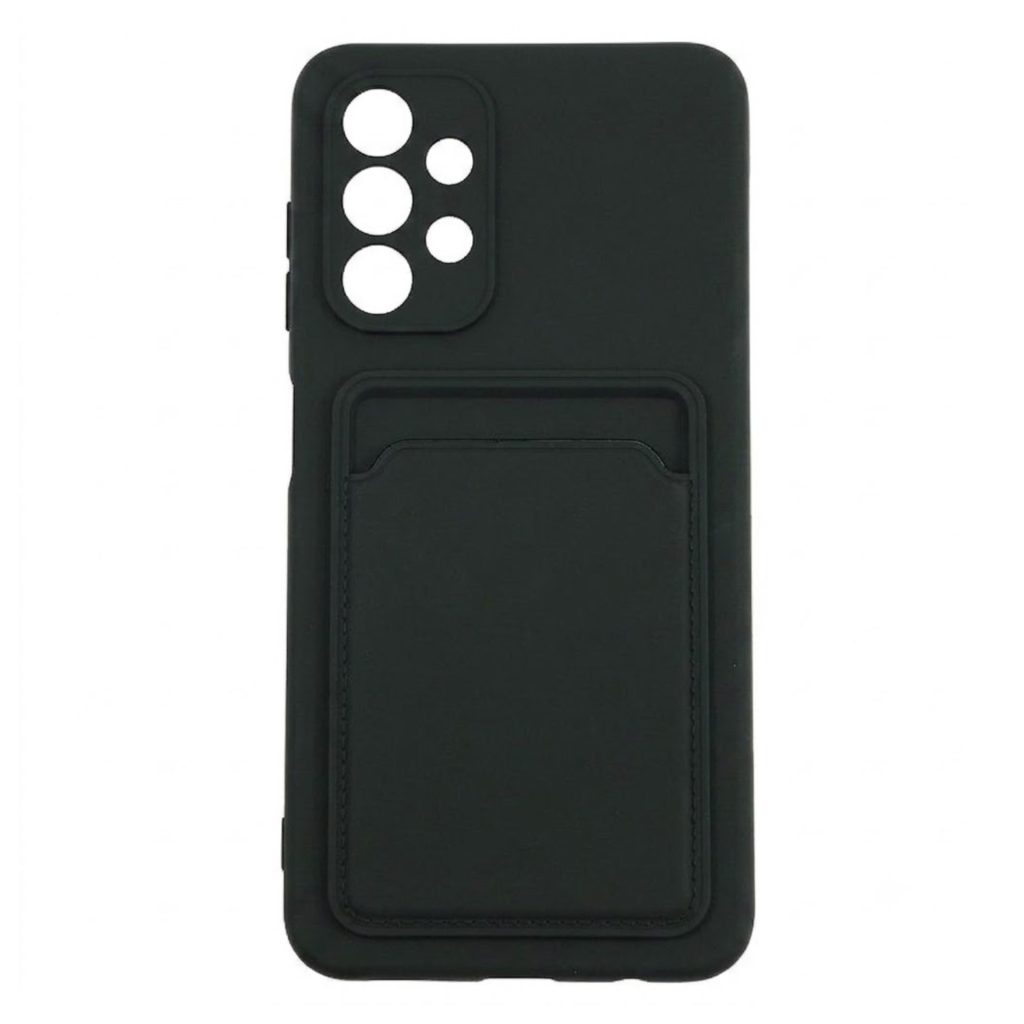 Husa protectie Flippy cu suport card compatibila cu Samsung Galaxy A32 5G Negru