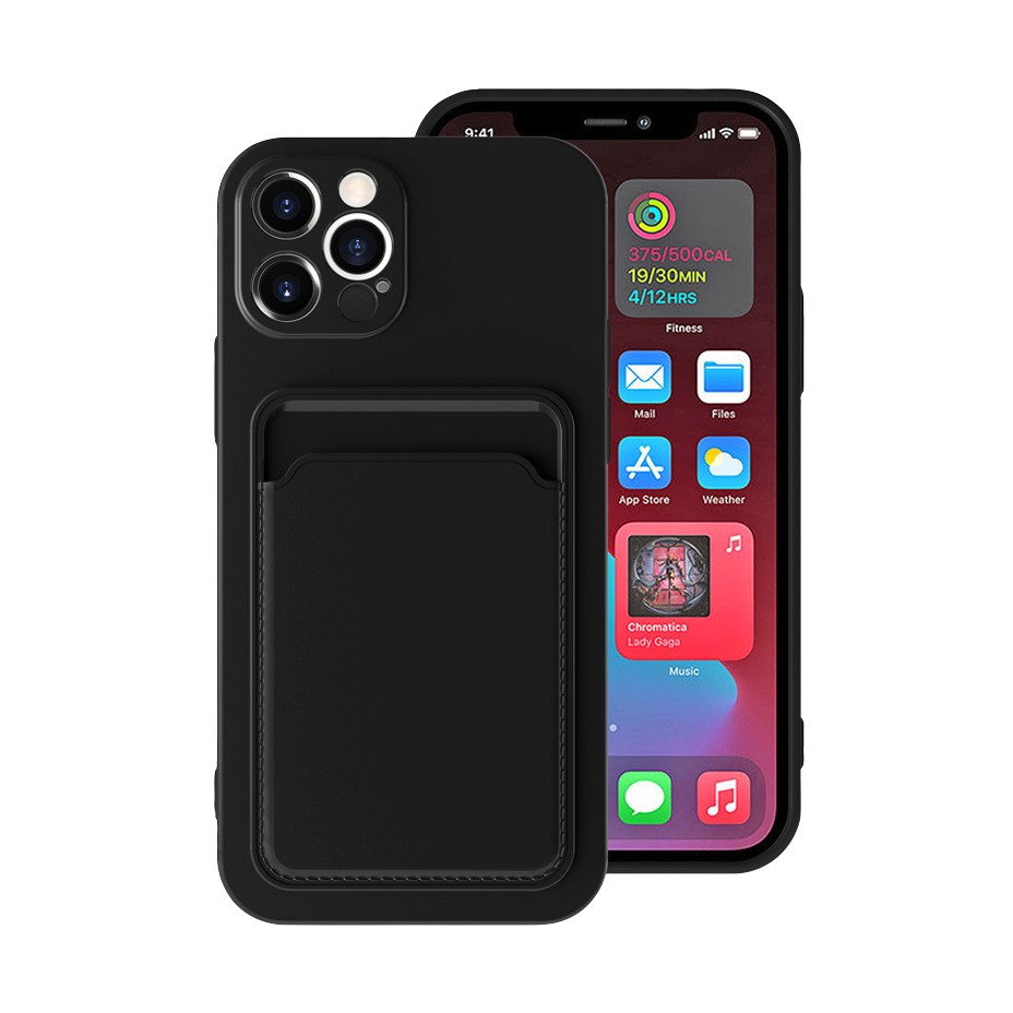 Husa protectie Flippy cu suport card compatibila cu Samsung Galaxy A52 Negru - Image 7