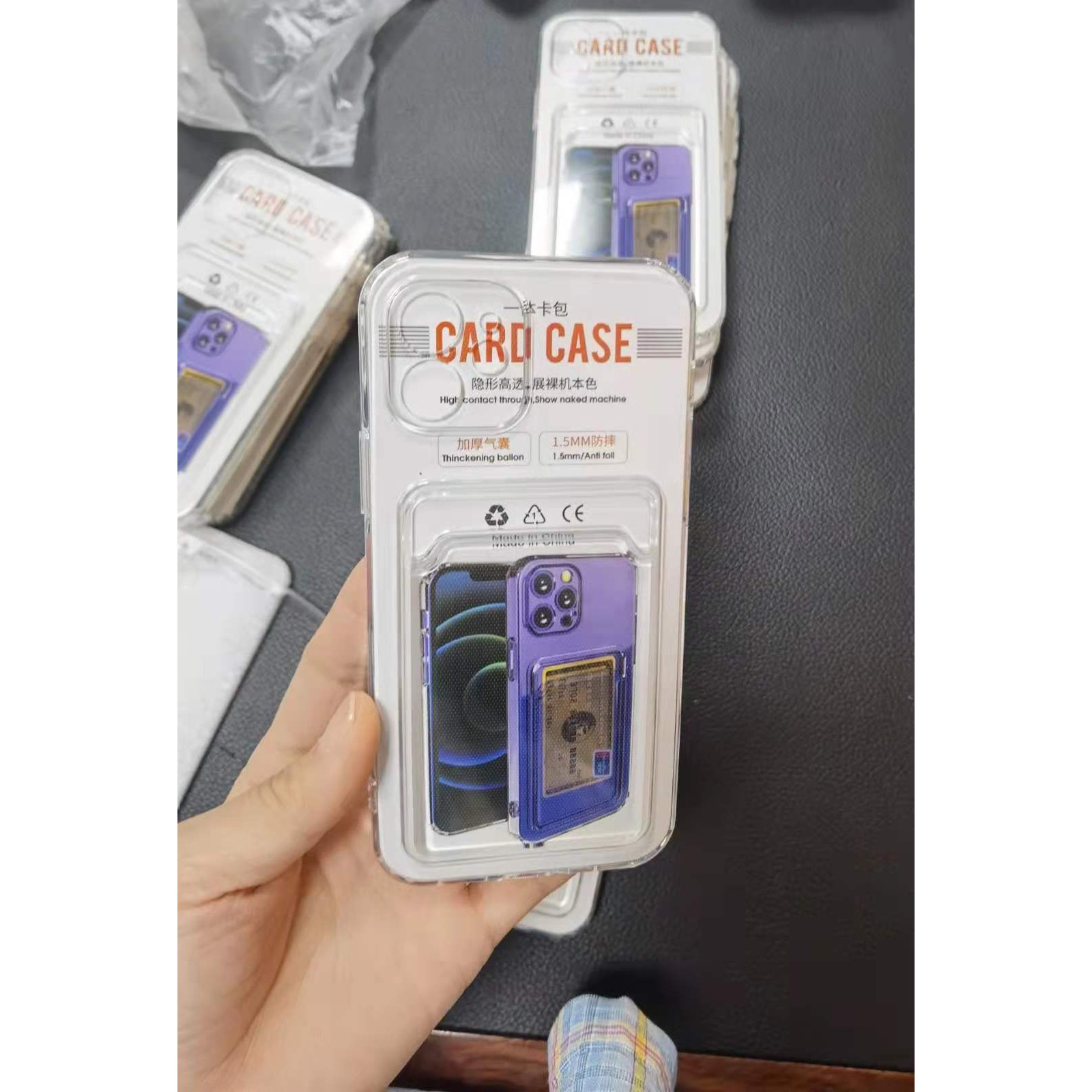Husa protectie Flippy cu suport card compatibila cu Samsung Galaxy S20 Plus Transparent - Image 10