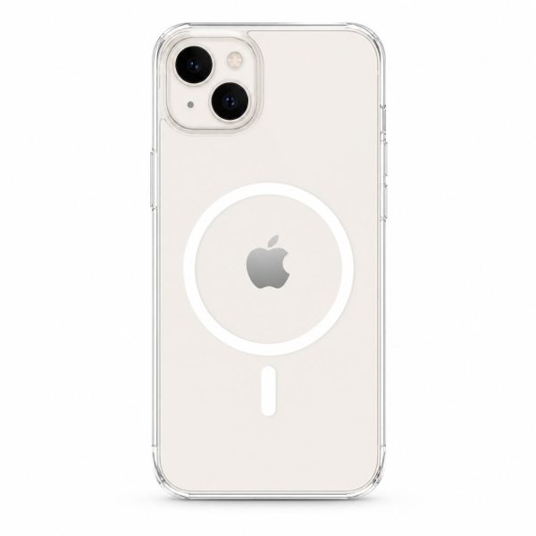 Husa de Protectie, Flippy, Compatibila cu Apple iPhone 14 Plus, MagSafe, Protectie Camera, Silicon, Transparent