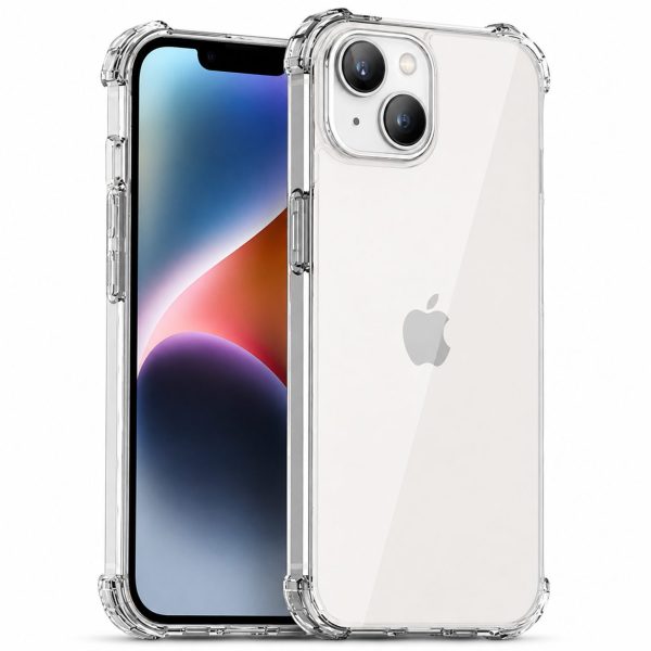 Husa protectie pentru Apple iPhone 14 Plus, Flippy, TPU, Antisoc, Protectie colturi, Rezistenta la impact, 1.5 mm, Transparenta