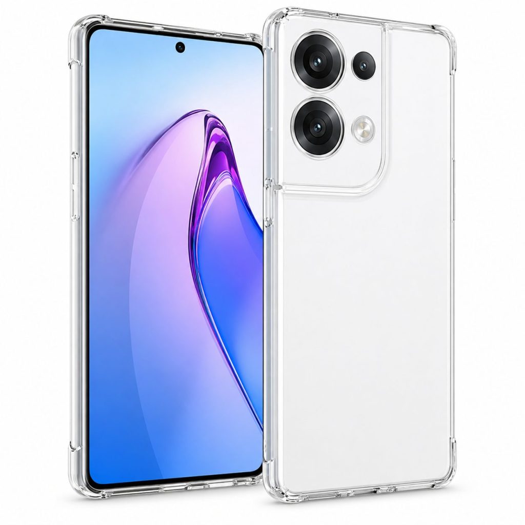 Husa protectie pentru Oppo Reno 8 Pro 5G, Flippy, TPU, Antisoc, Protectie colturi, Rezistenta la impact, 1.5 mm, Transparenta