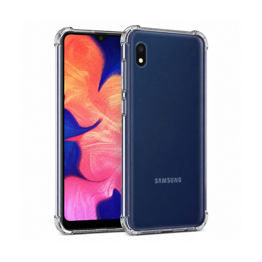 Husa protectie pentru Samsung A10, Flippy, TPU, Antisoc, Protectie colturi, Rezistenta la impact, 1.5 mm, Transparenta
