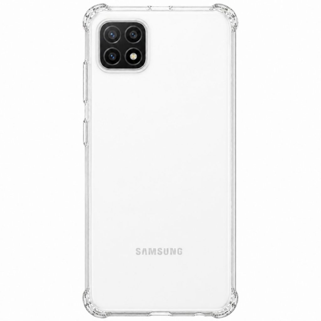 Husa protectie pentru Samsung A22 5G, Flippy, TPU, Antisoc, Protectie colturi, Rezistenta la impact, 1.5 mm, Transparenta
