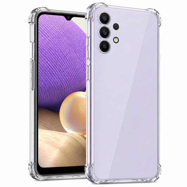 Husa protectie pentru Samsung A32 5G, Flippy, TPU, Antisoc, Protectie colturi, Rezistenta la impact, 1.5 mm, Transparenta