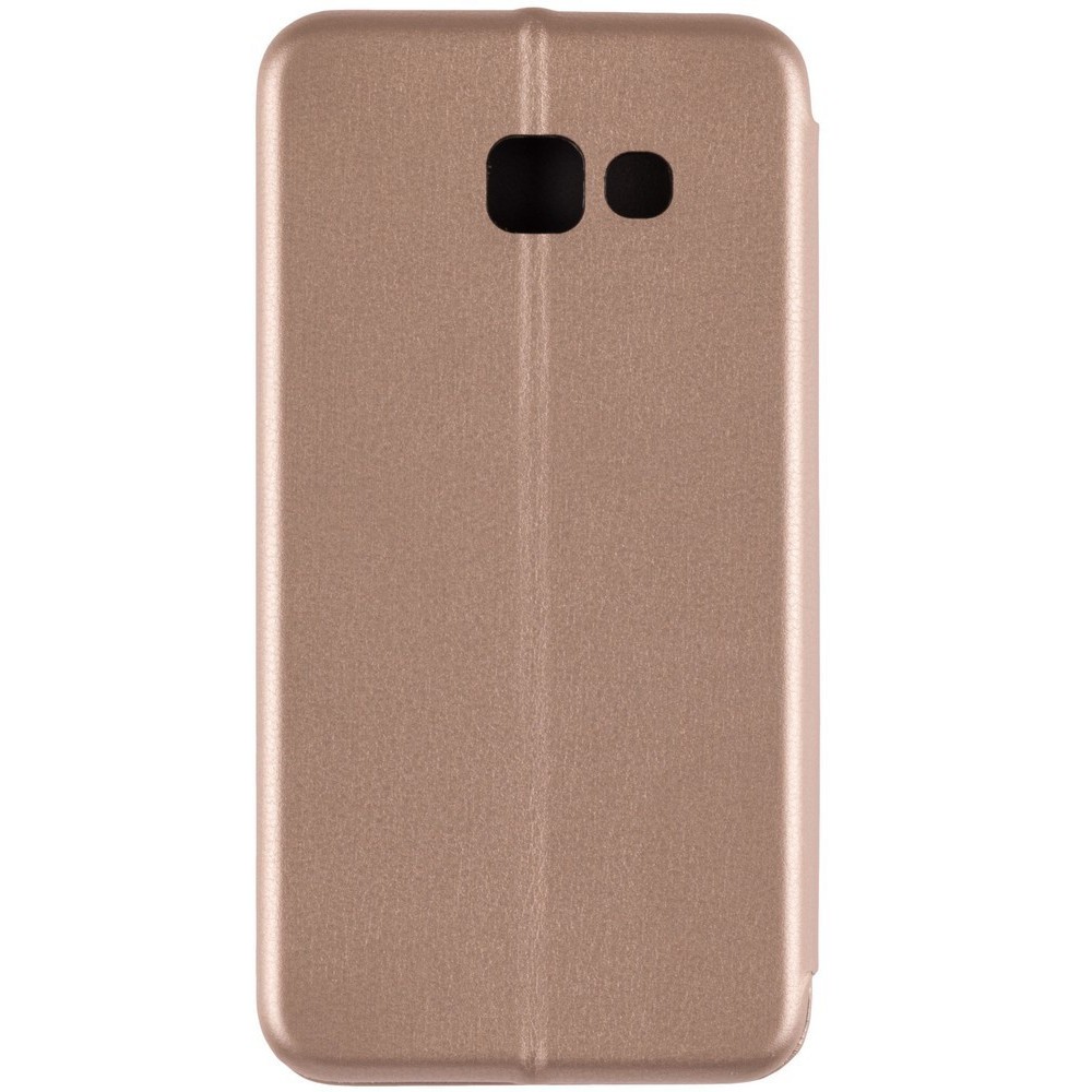Husa de protectie Flippy compatibila cu Samsung Galaxy A3 2017 Magnet Book Case Auriu - Image 3