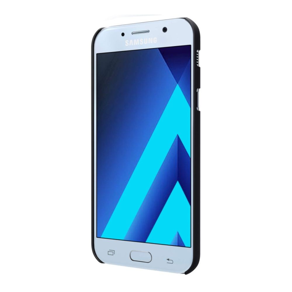 Husa Samsung Galaxy A3 2017 Nillkin Frosted Shield Negru + Folie de protectie - Image 3