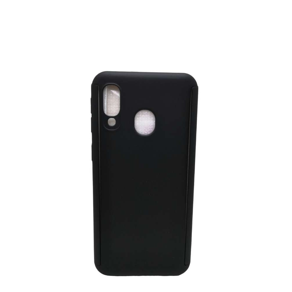 Husa de Protectie, Flippy, pentru Samsung Galaxy A40, cu Acoperire Completa 360, cu Folie de Protectie, Plastic, Negru - Image 3