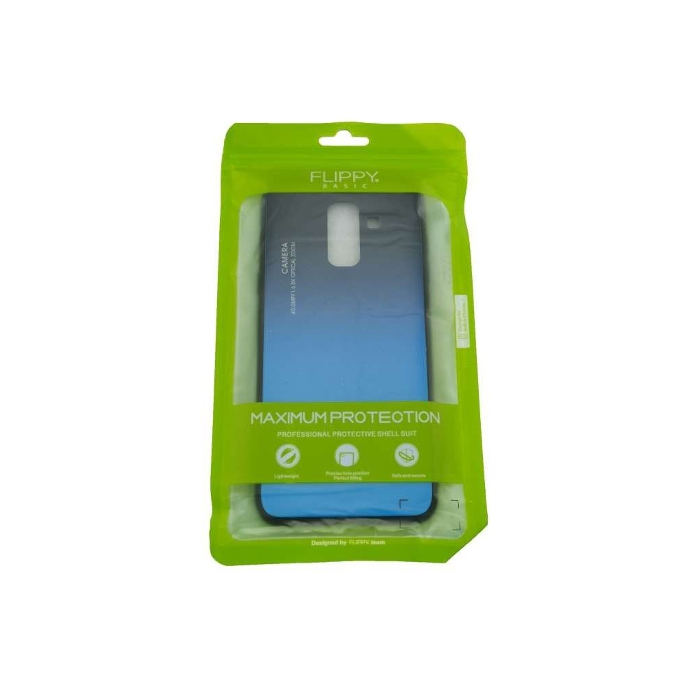 Husa Samsung Galaxy A6 Plus 2018 Hybrid Back Degrade, Albastru - Image 5