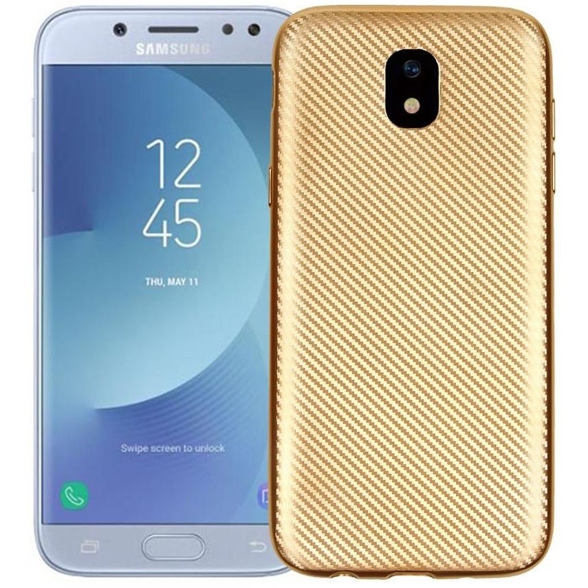Husa Samsung Galaxy A7 2016 i-Zore Carbon Fiber Auriu