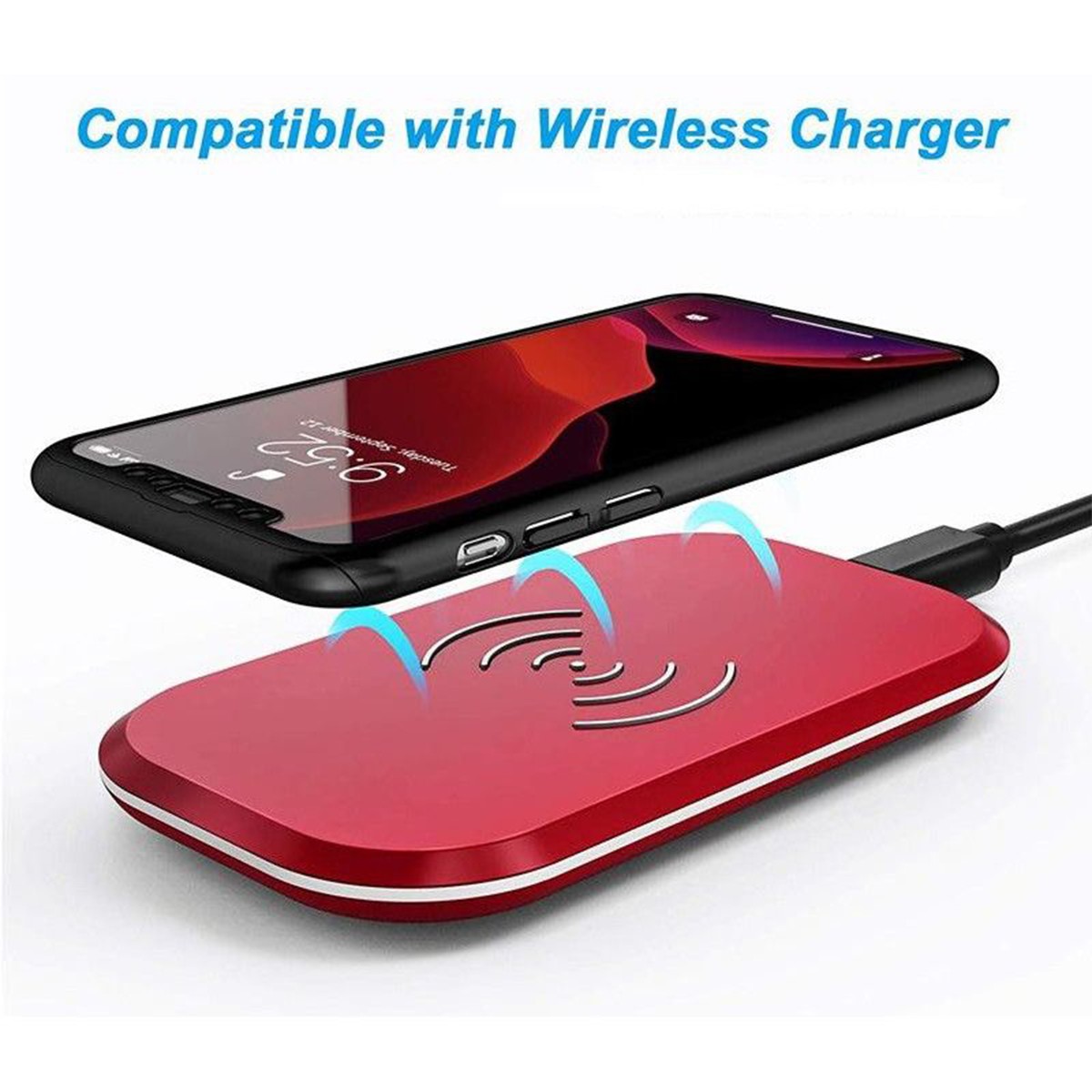 Husa Samsung Galaxy A7 2017 Full Cover 360 Negru + Folie de protectie - Image 9