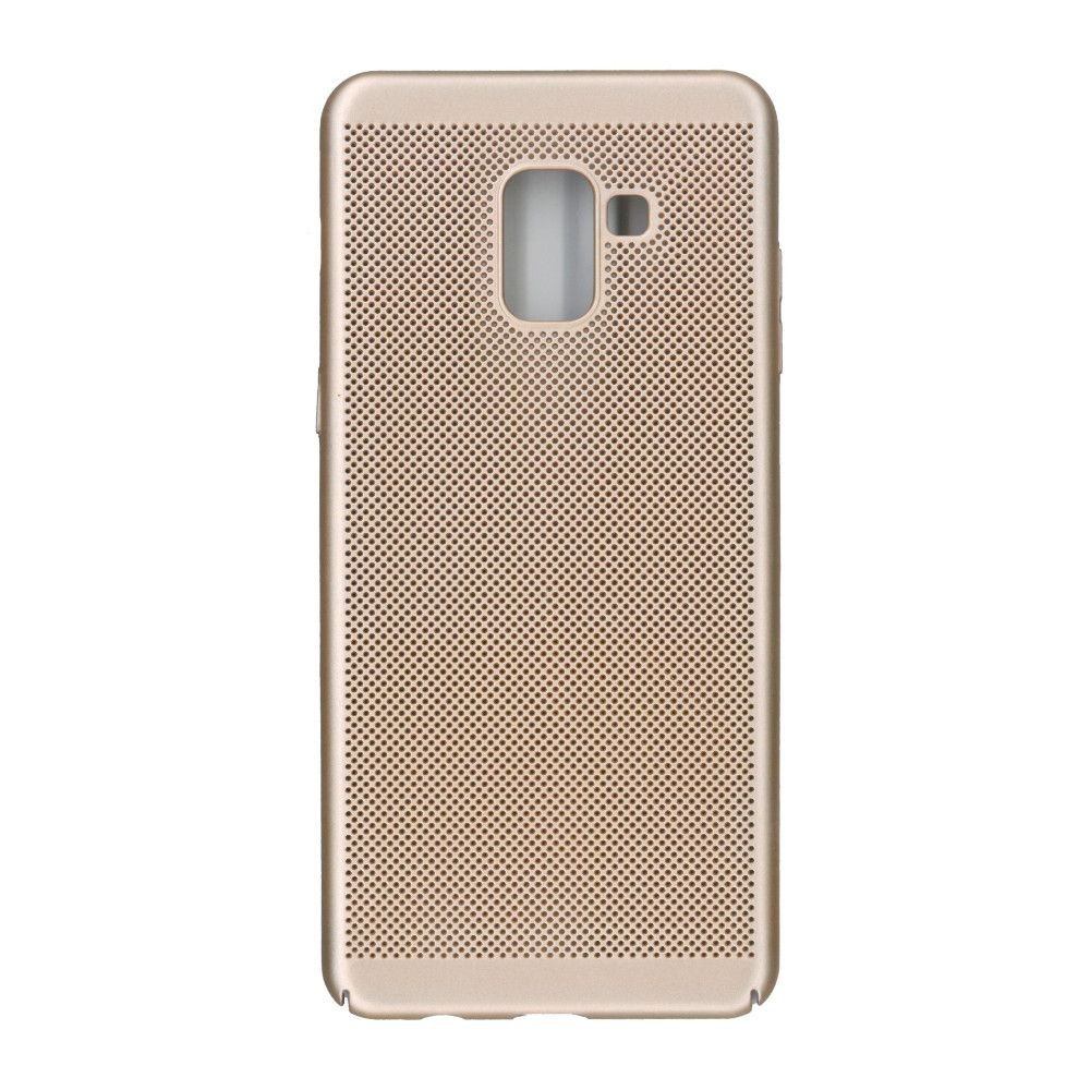 Husa Samsung Galaxy A8 2018 Ultra Slim cu aerisire Auriu - Image 2