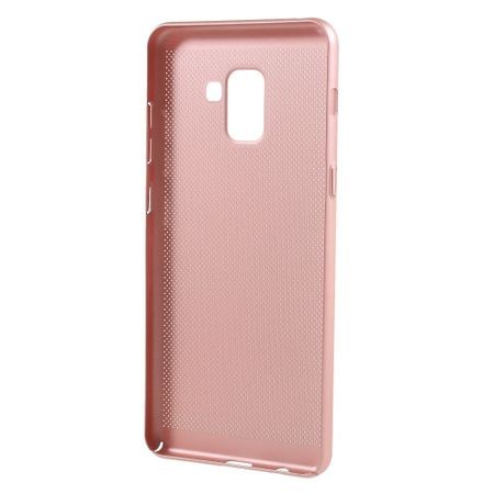 Husa Samsung Galaxy A8 2018 Ultra Slim cu aerisire Roz Auriu - Image 3